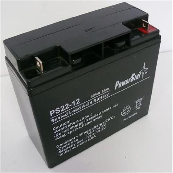 Powerstar PowerStar PS12-22-653 Replacement Battery for R Cute & Nomad 2 Wheel & 4 wheel Electric Scooters PS12-22-653 - main